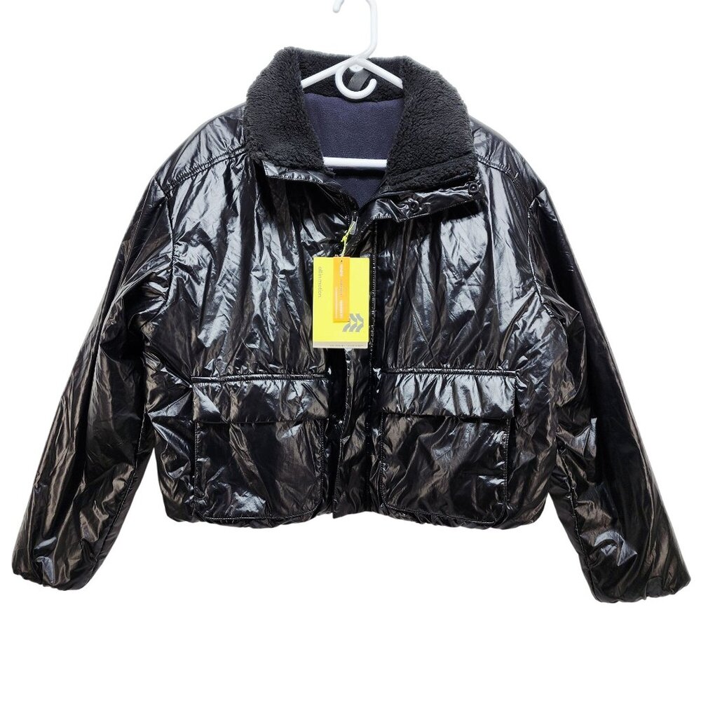 All In Motion Womens Black Mid-Weight Puffer Jacket Size XL Warm  Warmest